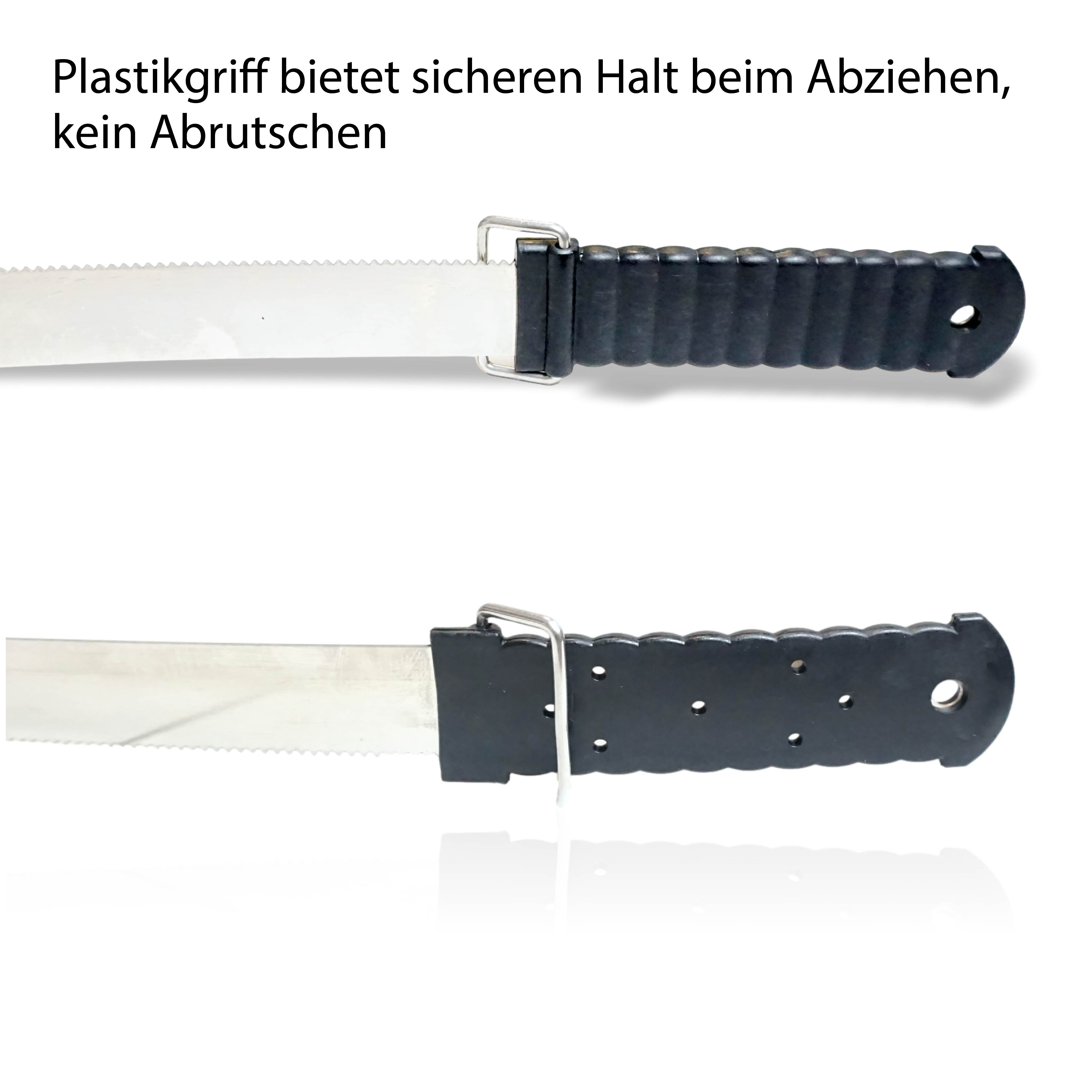 Schweißmesser für Pferde – Metallstriegel mit 2-Fach Funktion
